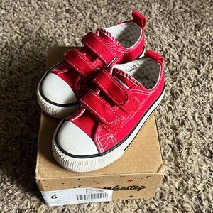 Weestep Red Canvas Sneaker